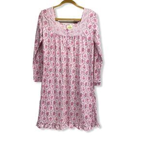 White Orchid Women's pink Cotton nightgown Size Small